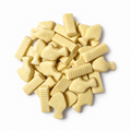 1kg bag of Hannah’s white-chocolate-flavoured fish and chip sweets
