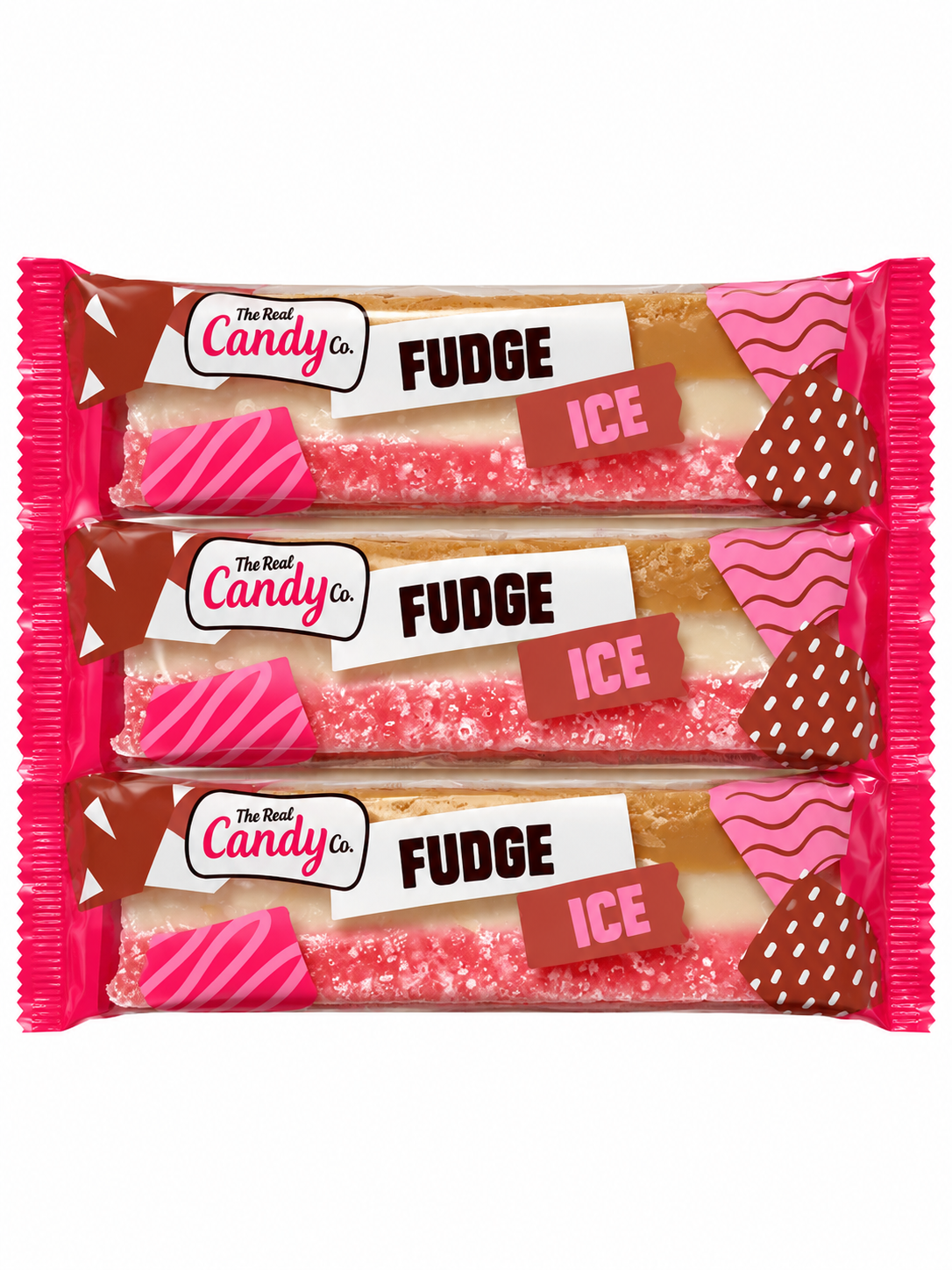 The Real Candy Co Fudge Ice Bar 130g From Mambas Sweets