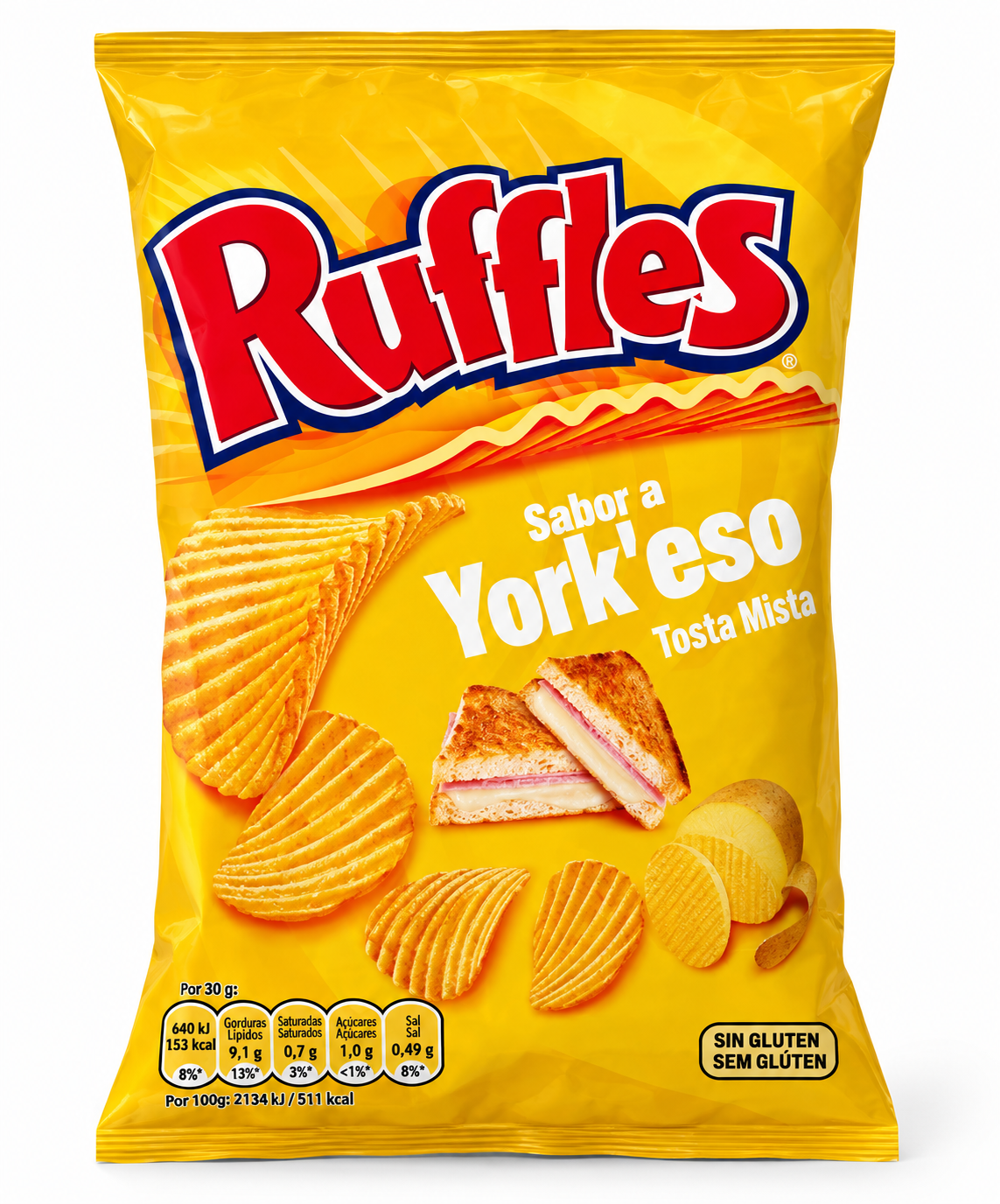 Ruffles York’eso Ham & Cheese Crisps 150g From Mambas Sweets