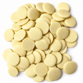 Hannah’s white chocolate-flavour drops available in a 1kg bag from Mambas Sweets